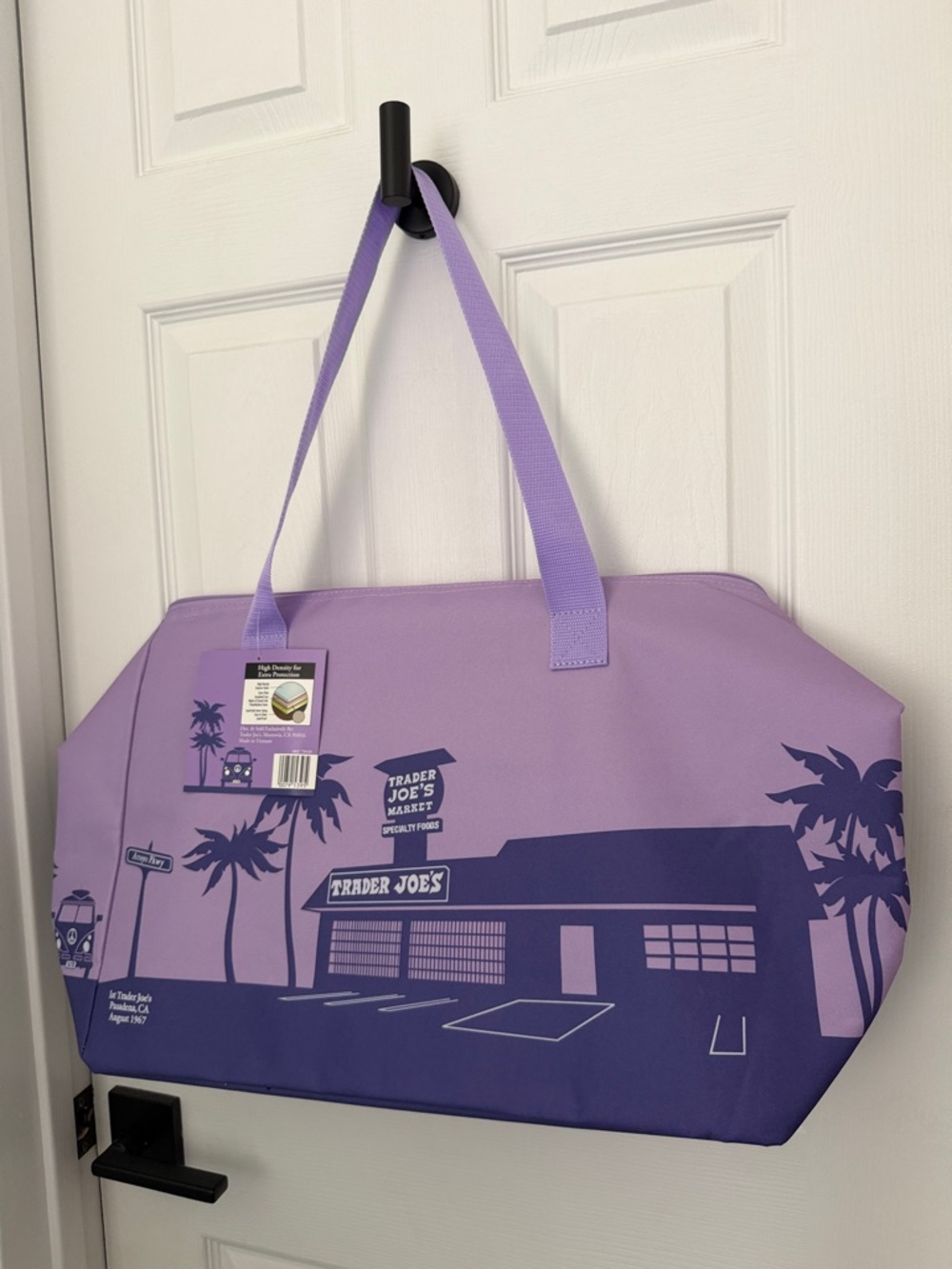 NWT 2026 Trader Joe's Lavender Purple Cooler Bag LARGE